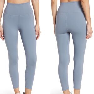 CARBON38 NWT HIGH RISE 7/8TH LEGGINGS STEEL BLUE SMALL MEDIUM EXTRA LARGE